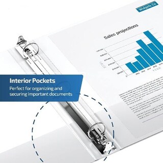 Foto 4 | Foto 4 | View Binder Easyview Premium 1 Ad 11 X 17 Paquete De 2 Color Blanco 4 Cm - Venta Internacional.