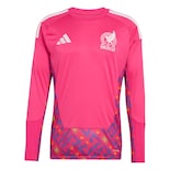 Jersey de Arquero Local Selección Nacional de México Adidas Copa Mundial 2026 Rosa para Hombre