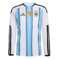 Jersey Local Selección Argentina 26 Manga Larga Adidas Blanco Hombre