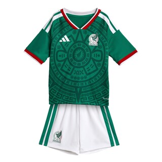Foto 1 | Foto 1 | Conjunto Local Selección Nacional De México 26 Para Niños Adidas Verde Niños