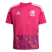Jersey Local De Arquero Selección Nacional De México 26 Para Niños Adidas Rosa Niños