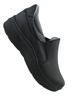 Foto 5 | Foto 6 | Zapato Servicio Negro Piel Dama Parbal 4004 Confort Elástico