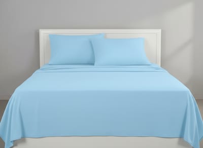 Foto 1 | Foto 1 | Sábanas Dalfiori Lucca Aqua Queen Size