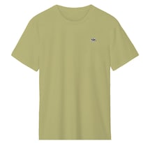 Playera Manga Corta Modelo Bark Color Lemongrass