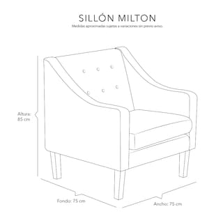 Foto 8 | Foto 8 | Sillón Ocasional Dicasa Milton Color Cema