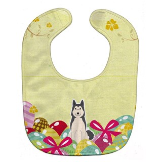 Foto 1 | Foto 1 | Babero Caroline's Treasures Multicolor Huevos De Pascua Siberian Occidental Laika Spitz