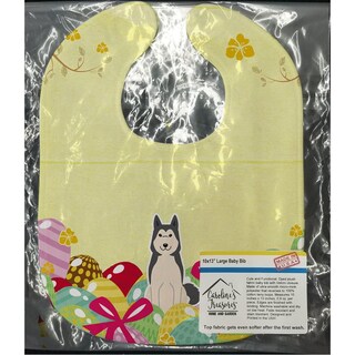 Foto 3 | Foto 3 | Babero Caroline's Treasures Multicolor Huevos De Pascua Siberian Occidental Laika Spitz