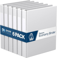 Anillo En D De Binder Davis Group Premium Economy 2 54 Cm Paquete De 6 - Venta Internacional.