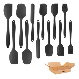 Foto 1 | Foto 1 | ''set 12 Utensilios Silicona Cocina Palas Espatulas Reposteria Negro ''