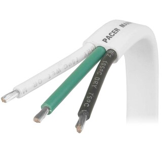 Foto 1 | Foto 1 | Cable Triplex Pacer Group 6/3 Awg Negro Verde Y Blanco 50 Pies - Venta Internacional.