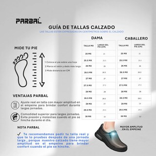 Foto 3 | Foto 3 | Zapato Seguridad Blanco Parbal 1040 Adultos Hombre/mujer