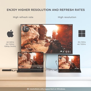 Foto 6 | Foto 6 | Hub Usb-c Satechi Space Gray 8 En 1 Con Hdmi 8k Y Carga 100w Para Laptop Y Macbook