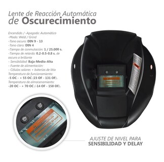 Foto 4 | Foto 4 | Careta De Soldar Lab.g Uso Industrial Soldadura Electronica Aguila En Llamas