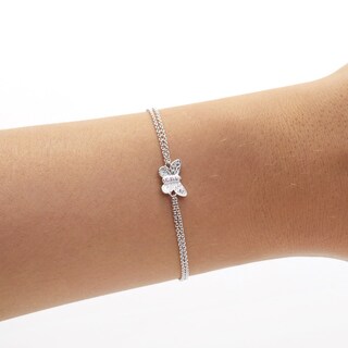 Foto 3 | Foto 3 | Pulsera Para Mujer Olivia Burton Bejewelled Butterfly Obj16mbb05 Chapado En Rodio Con Detalle De Mariposa