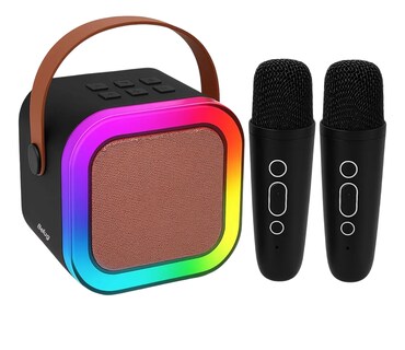 Foto 1 | Foto 1 | ''máquina De Karaoke Para Niños Con 2 Micrófonos Inalámbricos Negro ''