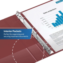Anillo En D De Binder Davis Group Premium Economy Angle 2 - Venta Internacional.