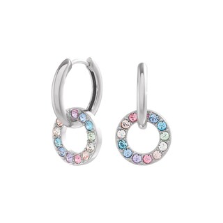 Foto 2 | Foto 2 | Aretes Para Mujer Olivia Burton Rainbow Objrbe15 Chapado En Rodio Con Cristales Multicolor