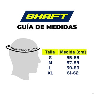 Foto 5 | Foto 5 | Casco Shaft Pro Shpro-610dv Evo Az Mt Fast Food M.nj Cerr Negro