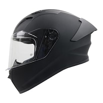 Casco Smk Stellar Sport Negro Mate Gl200 Cerrado Negro