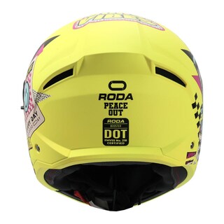 Foto 5 | Foto 5 | Casco Roda Booster Amarillo Peace Out Mica Humo Abatible Svs Amarillo