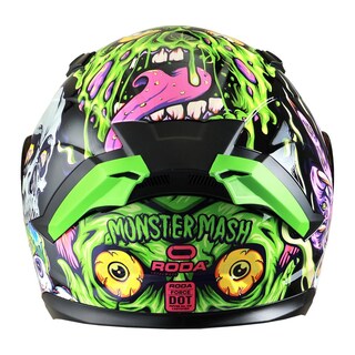 Foto 5 | Foto 5 | Casco Roda Force Evo Negro Monster Mash Abatible Mica Humo Svs Negro