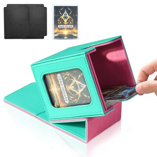 Foto 1 | Foto 1 | Caja De Cartas Jaffzora Para Mtg Commander Verde Y Rosa - Venta Internacional.