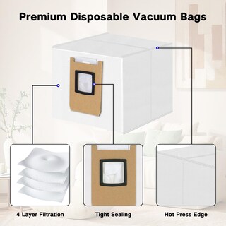 Foto 3 | Foto 3 | Paquete De 12 Bolsas Para Polvo De 3 Litros Compatibles Con Eufy E28 Omni E25 Omni - Venta Internacional.