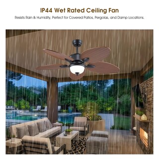 Foto 3 | Foto 3 | Ventilador De Techo Wiviniya Tropical De 50 Pulgadas Con Luces Y Control Remoto - Venta Internacional.