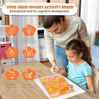 Foto 5 | Foto 5 | Tablero De Actividades Sensoriales De Silicona Para Juguetes Sensoriales Odcpn - Venta Internacional.