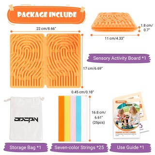 Foto 7 | Foto 7 | Tablero De Actividades Sensoriales De Silicona Para Juguetes Sensoriales Odcpn - Venta Internacional.