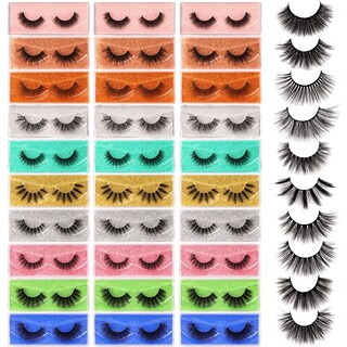 Foto 1 | Foto 1 | Pestañas Postizas Lanflower 30 Pares Visón Sintético 3d 10 Estilos - Venta Internacional.