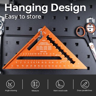 Foto 6 | Foto 6 | Aleación De Aluminio Carpenter Square Matework De 18 Cm Para Carpintería - Venta Internacional.