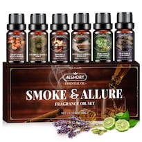 Set De Aceites Esenciales Aeshory Para Hombre Con Cuero Tabaco Y Cedro - Venta Internacional.