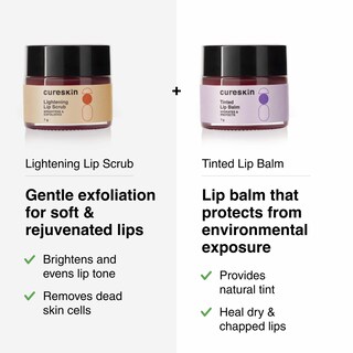 Foto 2 | Foto 2 | Combo De Exfoliante Labial Y Bálsamo Labial Teñido Cureskin Lightening - Venta Internacional.