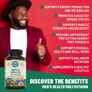 Foto 4 | Foto 4 | Suplemento Multivitamínico Whole World Wellness Men 60 Cápsulas - Venta Internacional.