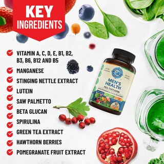 Foto 6 | Foto 6 | Suplemento Multivitamínico Whole World Wellness Men 60 Cápsulas - Venta Internacional.