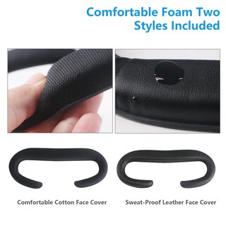 Foto 3 | Foto 3 | Pack De 2 Almohadillas Faciales Para Oculus Quest 2 Hanpusen Antivaho Y Resistentes Al Sudor - Venta Internacional.