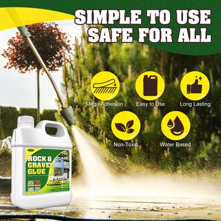 Foto 4 | Foto 4 | Mulch Glue Fuchoi Rock Glue 1 Galón/3.785 L Para Jardín - Venta Internacional.