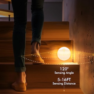Foto 2 | Foto 2 | Luz De Escalera Con Sensor De Movimiento Guankai Paquete De 8 Funciona Con Pilas - Venta Internacional.