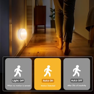 Foto 3 | Foto 3 | Luz De Escalera Con Sensor De Movimiento Guankai Paquete De 8 Funciona Con Pilas - Venta Internacional.