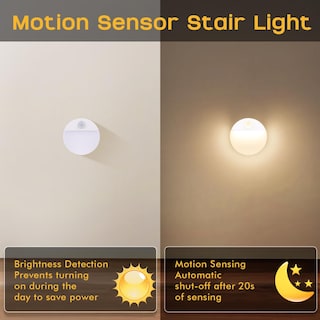 Foto 6 | Foto 6 | Luz De Escalera Con Sensor De Movimiento Guankai Paquete De 8 Funciona Con Pilas - Venta Internacional.