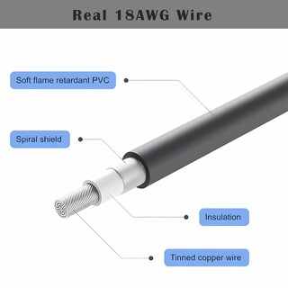 Foto 6 | Foto 6 | Cable De Alimentación Qrfaq Starlink Mini Usb-c A Dc De 100 W 3 M Resistente Al Agua - Venta Internacional.