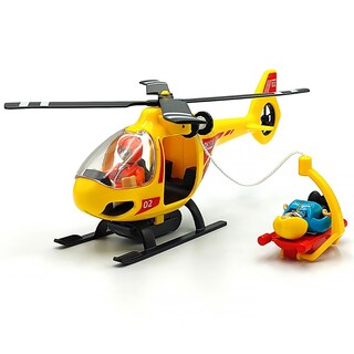 Foto 2 | Foto 2 | Set De Accesorios Para Vías De Tren De Madera Con Helicóptero De Rescate - Venta Internacional.