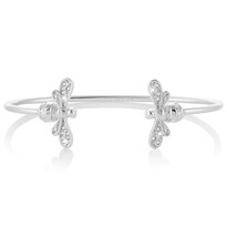 Pulsera Para Mujer Olivia Burton Sparkle Bee Objamb117 Rodio Plata