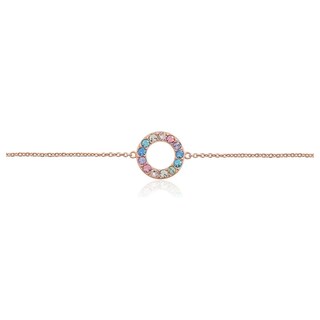 Foto 2 | Foto 2 | Pulsera Para Mujer Olivia Burton Rainbow Objrbb23 Chapa Oro Rosa