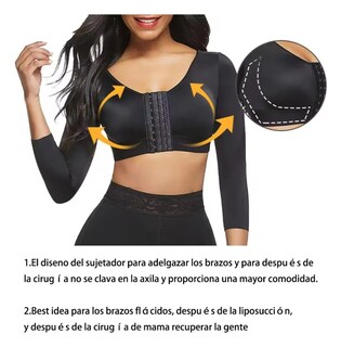 Foto 2 | Foto 2 | Faja Reductora Moldeadora Brazos Y Espalda Top De Compresión