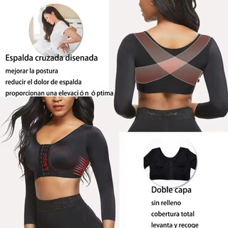 Foto 4 | Foto 4 | Faja Reductora Moldeadora Brazos Y Espalda Top De Compresión