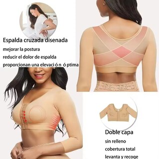 Foto 3 | Foto 3 | Faja Reductora Moldeadora Brazos Y Espalda Top De Compresión