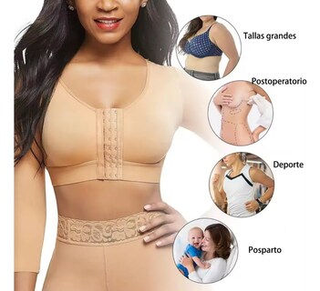 Foto 4 | Foto 4 | Faja Reductora Moldeadora Brazos Y Espalda Top De Compresión