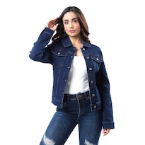 Chaqueta De Mezclilla /juvenil 4313 (azul Dark) Azul Oscuro